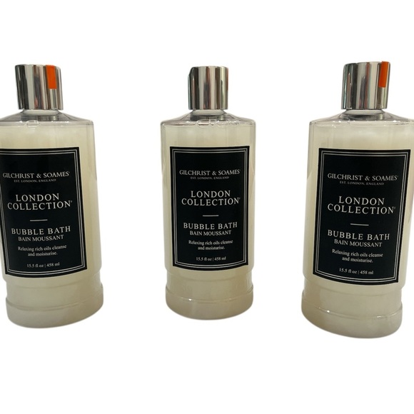 Gilchrist & Soames London Collection Bubble Bath 15.5 oz  w/bonus Pillow Mist - Picture 1 of 3